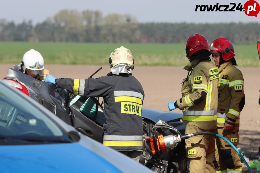 Wypadek śmiertelny na trasie Łaszczyn-Sarnówka