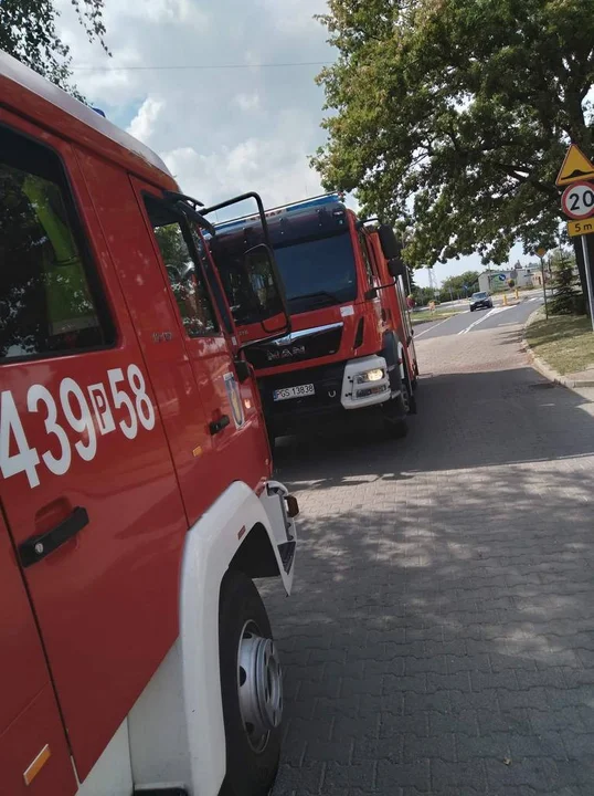 Pożar w Krobi