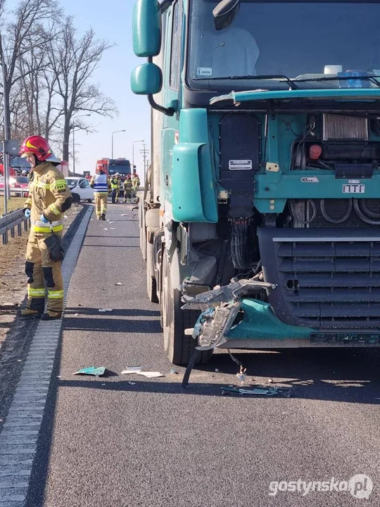 Wypadek na DK 12 Gostyń - Jarocin