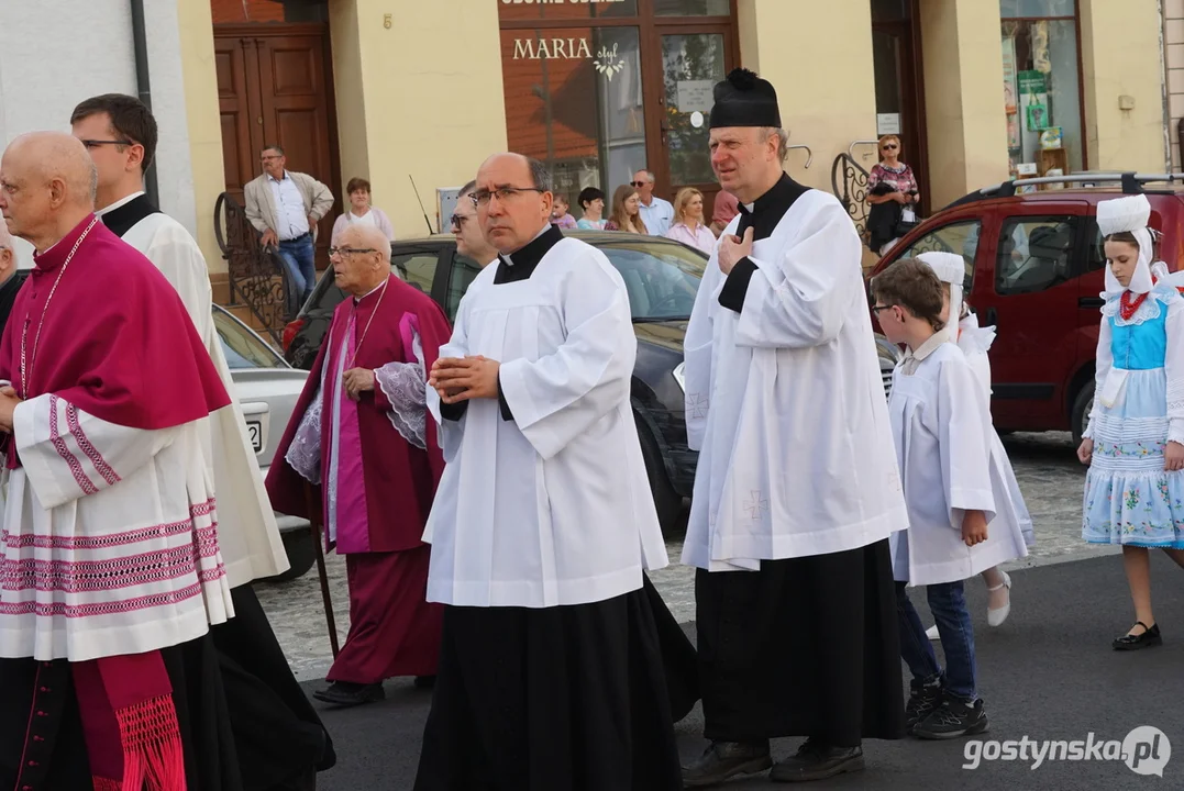 Poświęcenie figury Św. Jana Nepomucena w Krobi