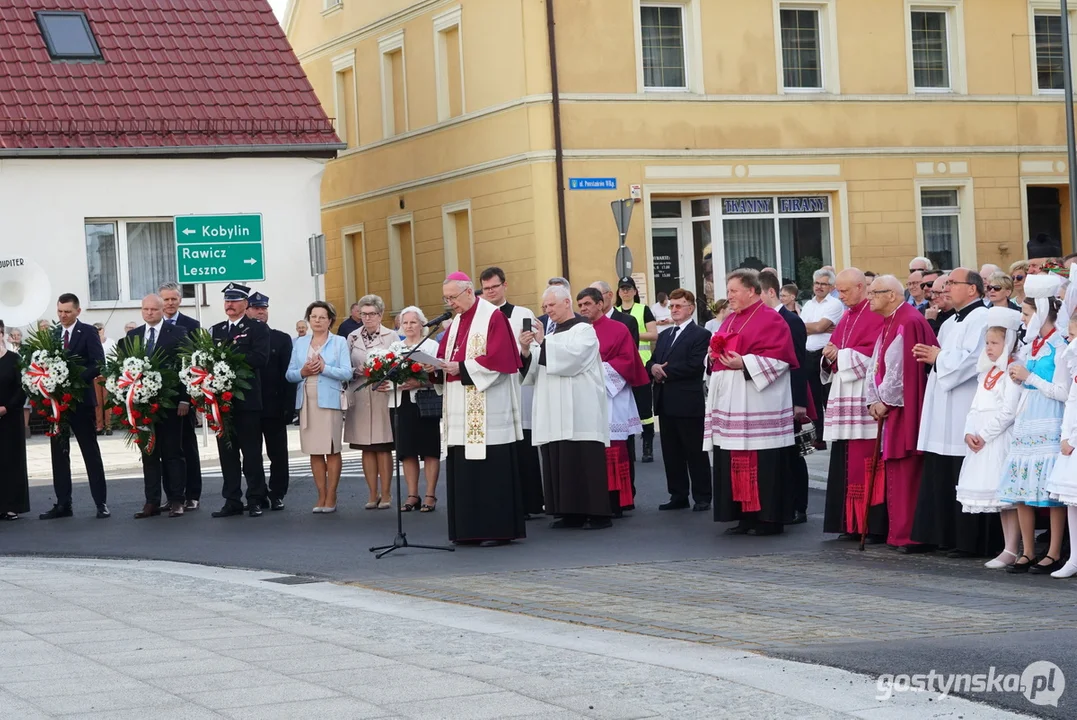 Poświęcenie figury Św. Jana Nepomucena w Krobi