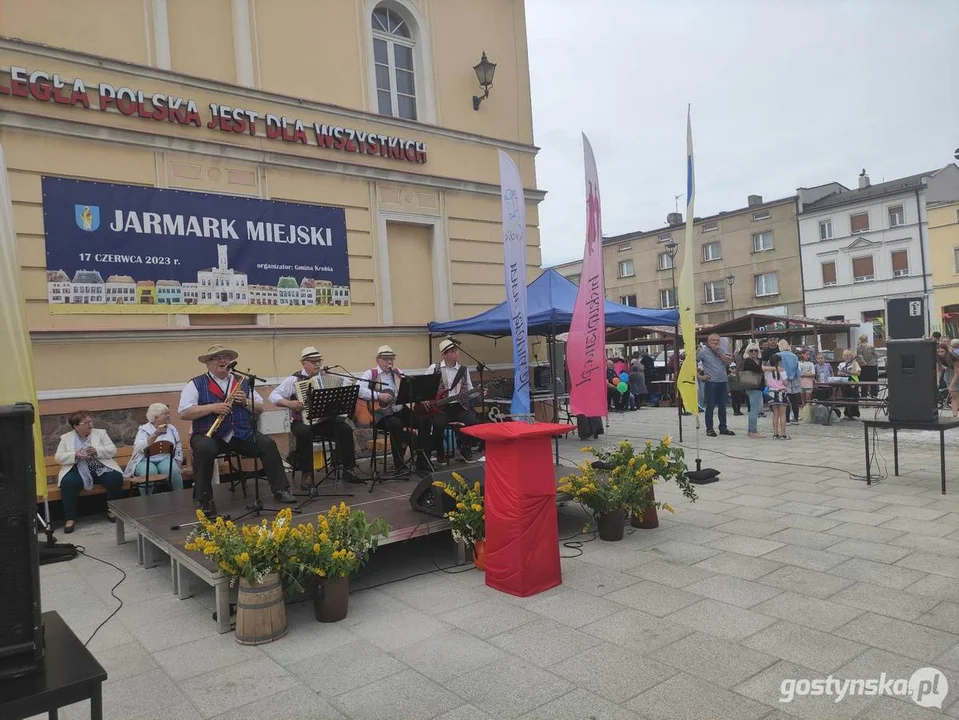 Jarmark w Krobi na zrewitalizowanym rynku