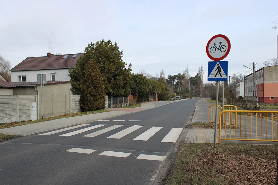 Przebudowana droga powiatowa w Tarchalinie