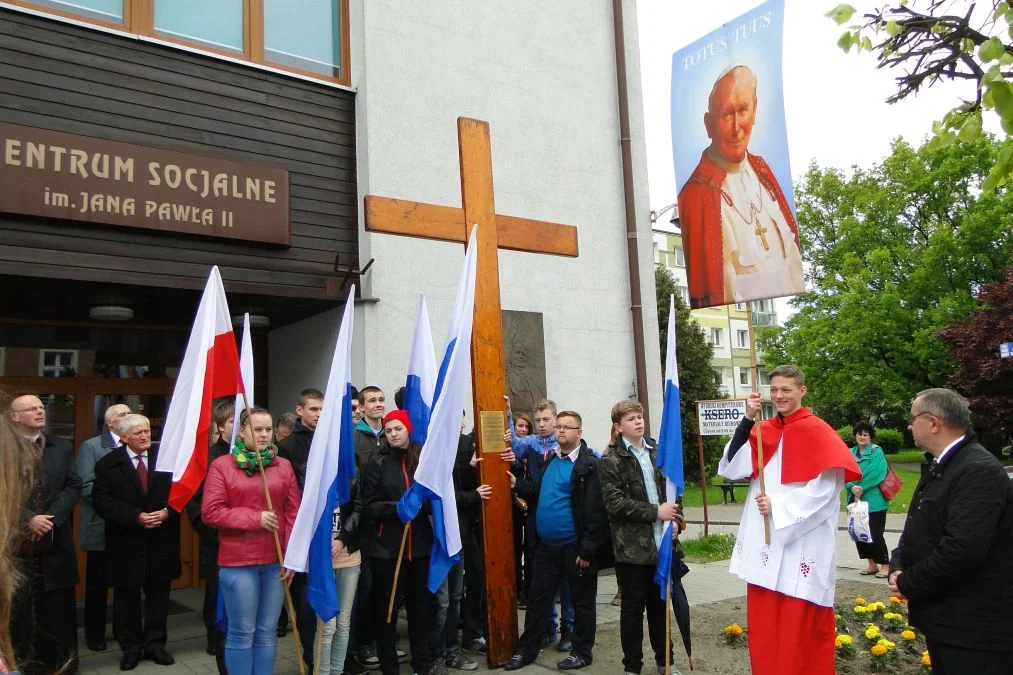 Symbole Światowych Dni Młodzieży w Jarocinie (2014)