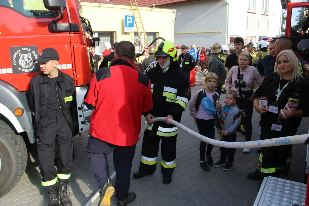 Festyn mundurowy dla Macieja Kaliszaka, prezesa OSP w Jarocinie