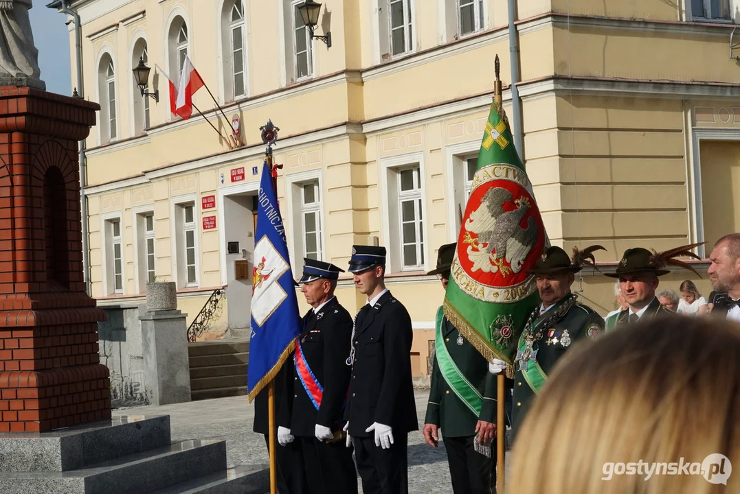 Poświęcenie figury Św. Jana Nepomucena w Krobi