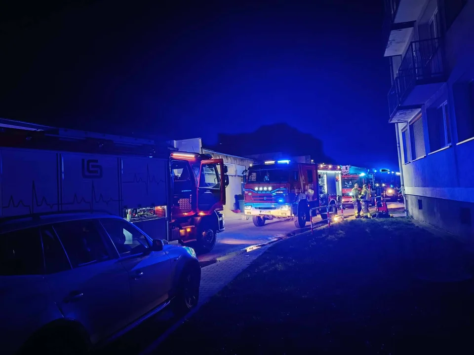 Pożar w Koźminie Wlkp.