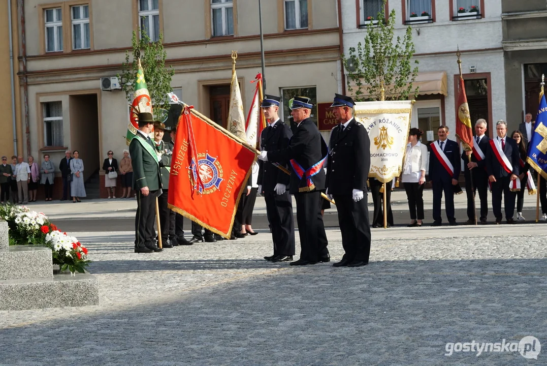 Poświęcenie figury Św. Jana Nepomucena w Krobi