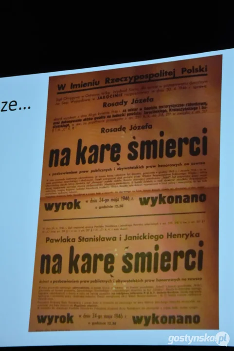 12. Konferencja popularnonaukowa poświęcona żołnierzom wyklętym - Gostyń 2024