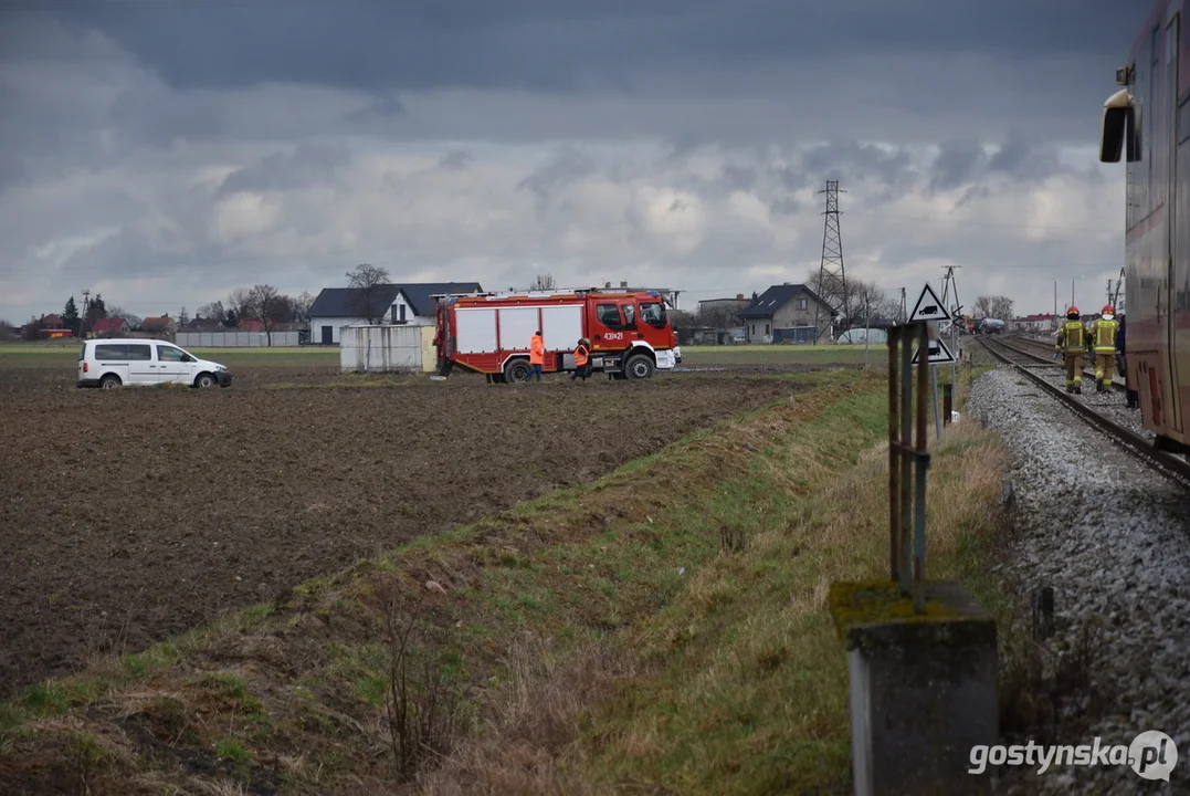 Zderzenie szynobusu relacji Ostrów Wlkp. - Leszno z drzewem