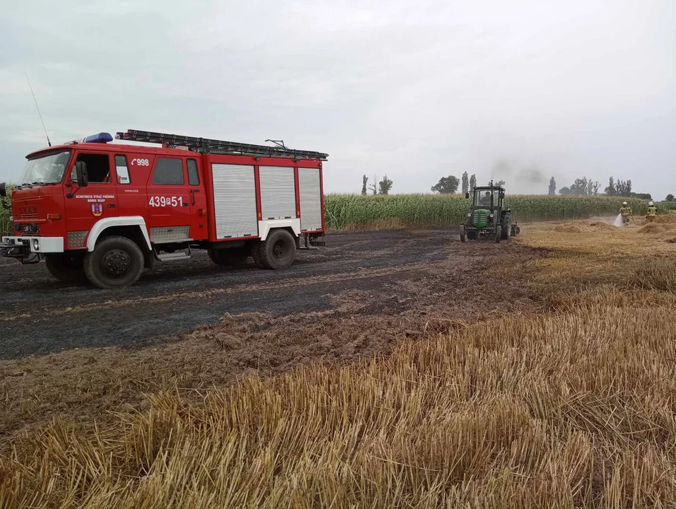 Pożary w czasie żniw w powiecie gostyńskim