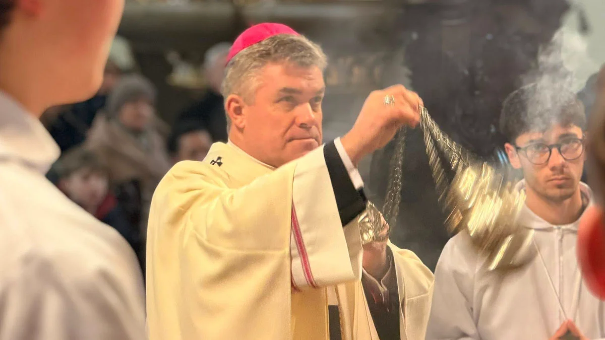 Wizyta arcybiskupa Z. Zielińskiego, metropolity poznańskiego w Gostyniu