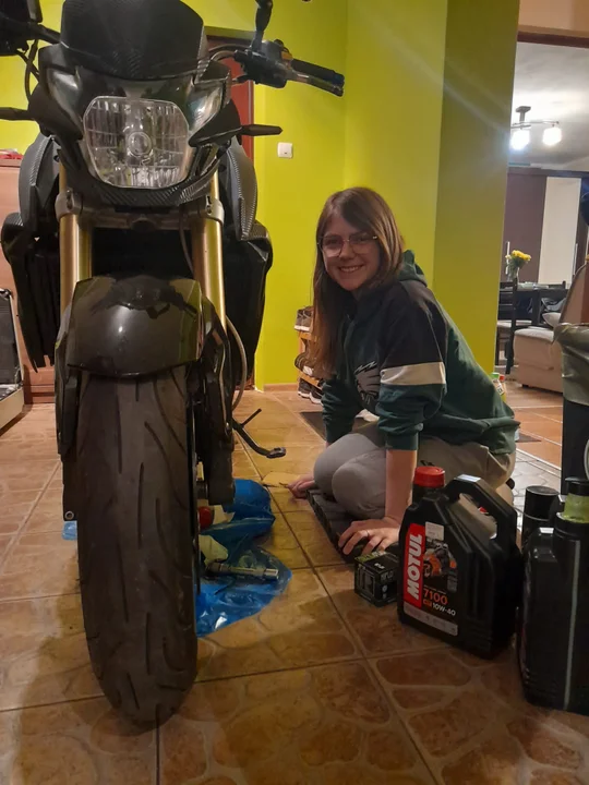 W jeździe motocyklem najbardziej kocham wolność