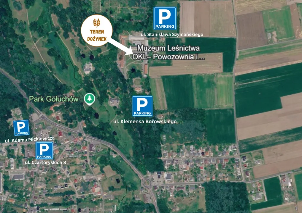 Wybierasz się na powiatowe dożynki do Gołuchowa? Sprawdź, gdzie zaparkować