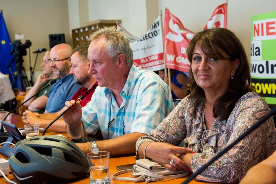 Mieszkańcy Goliny protestują