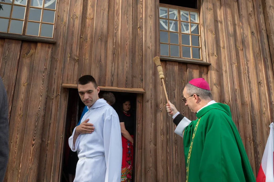 Poświęcenie drewnianego kościoła św. Marii Magdaleny w Krotoszynie