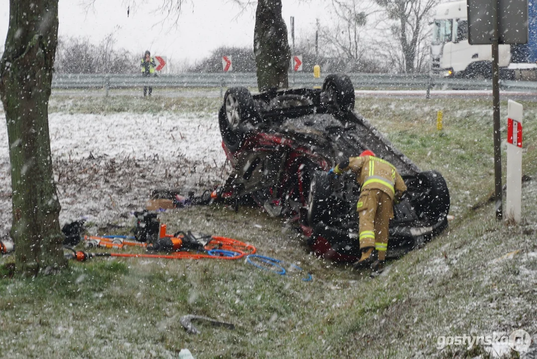 Śmiertelny wypadek na DK 12 w Dąbrówce