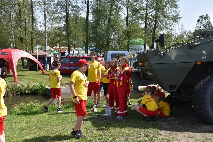 WOPR Gołuchów i OSP Chocz na pikniku służb ratowniczych w Kobylej Górze