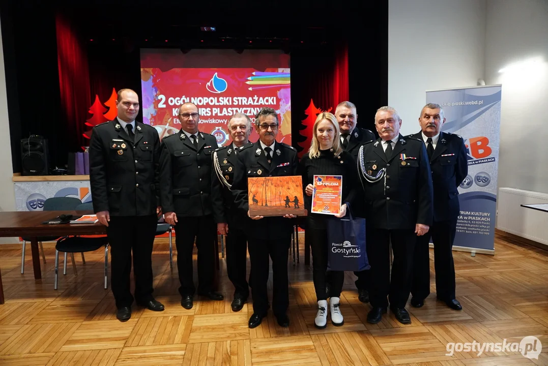 Strażacki konkurs plastyczny w powiecie gostyńskim, etap środowiskowy