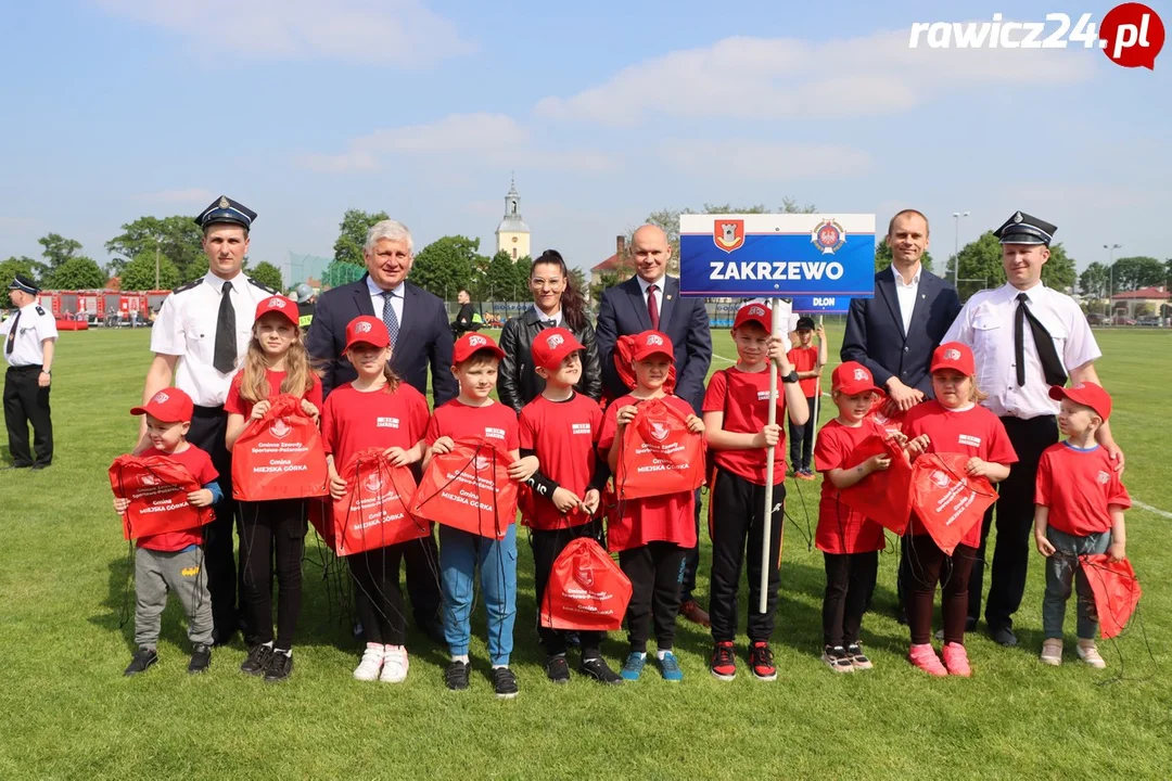 Dziecięce Drużyny Pożarnicze na zawodach w Miejskiej GórceDziecięce Drużyny Pożarnicze na zawodach w Miejskiej Górce