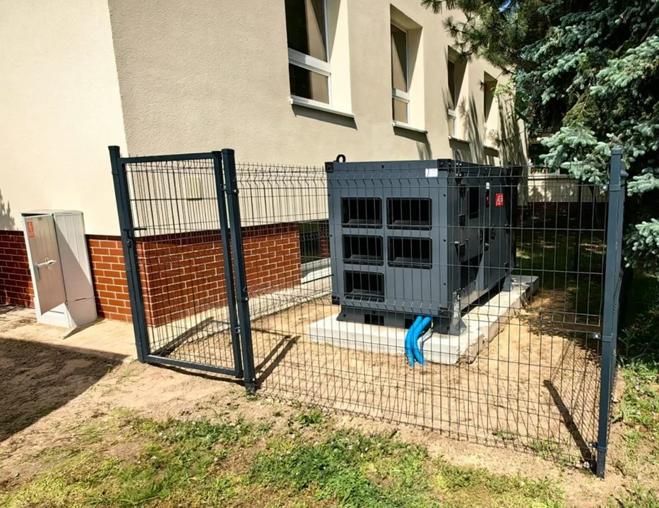 Agregat prądotwórczy w szkole w Nowym Mieście nad Wartą