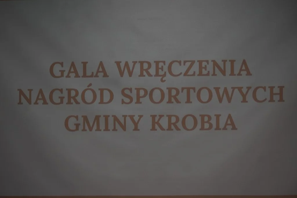 Gala wręczenia nagród za osiągnięcia sportowe w gminie Krobia 2026