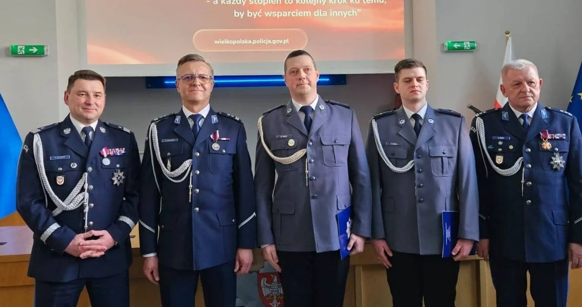 Awanse w pleszewskiej policji. Zobacz, kto odebrał mianowanie?