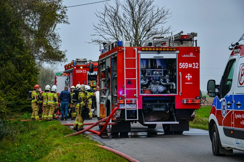 Tragiczny pożar w Polskich Olędrach