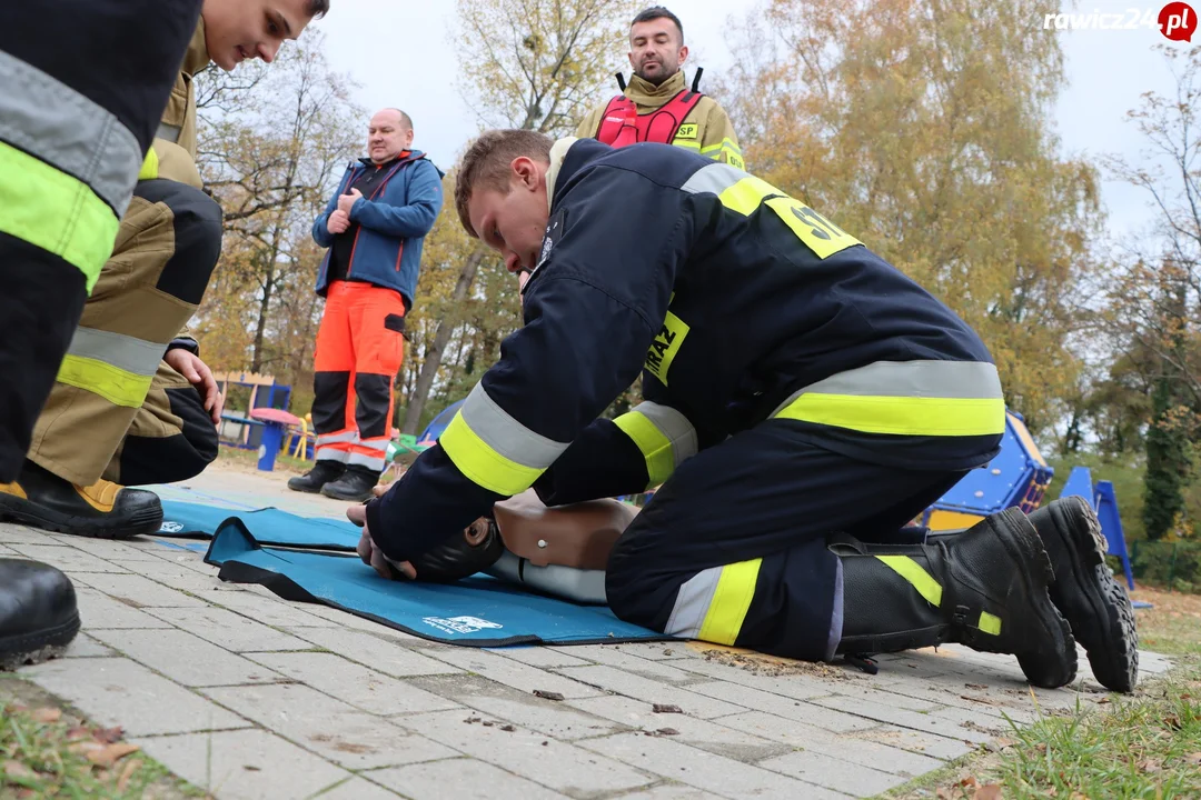 Szkolenie strażaków w Sarnowie