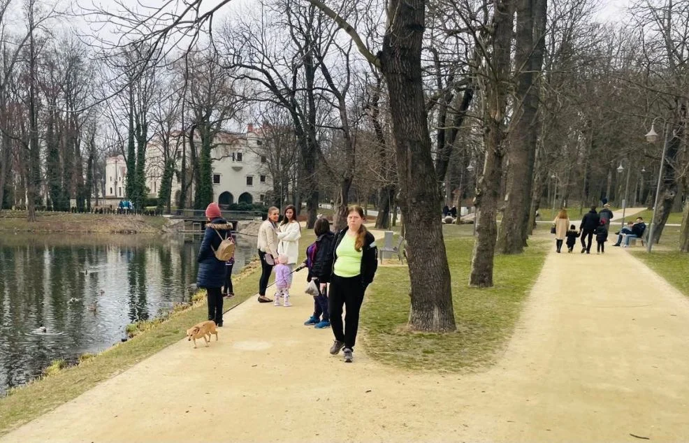 Tłumy w Parku Radlińskich w Jarocinie