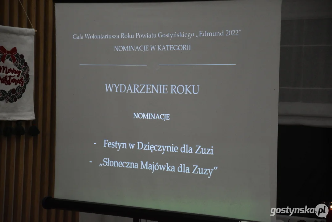 Gala Wolontariusza Roku 2022 Powiatu Gostyńskiego