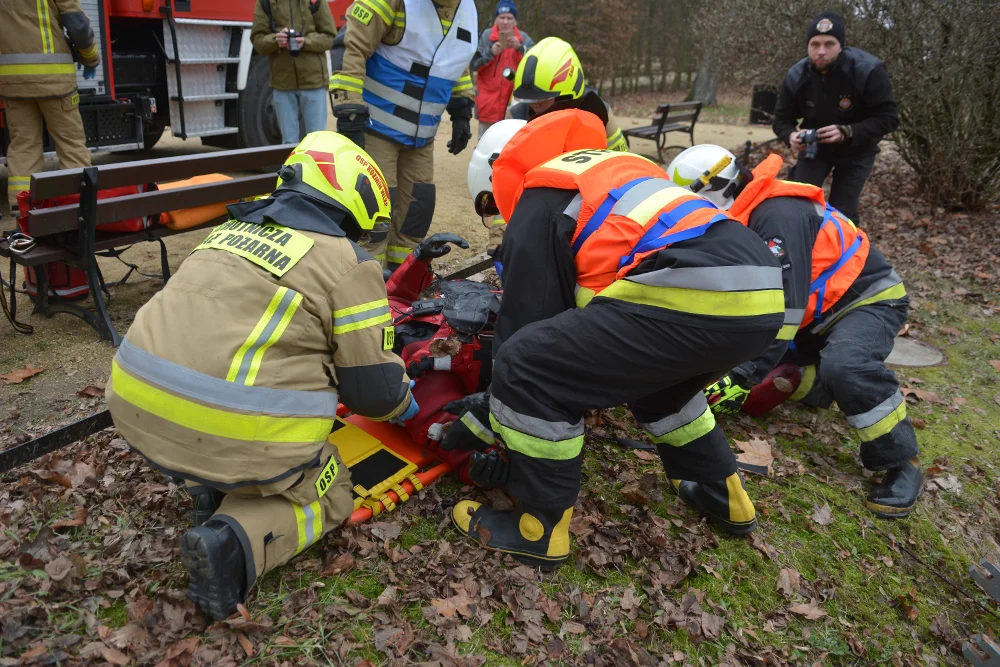 Koźmin Wlkp. Pokaz strażacki w ramach WOŚP