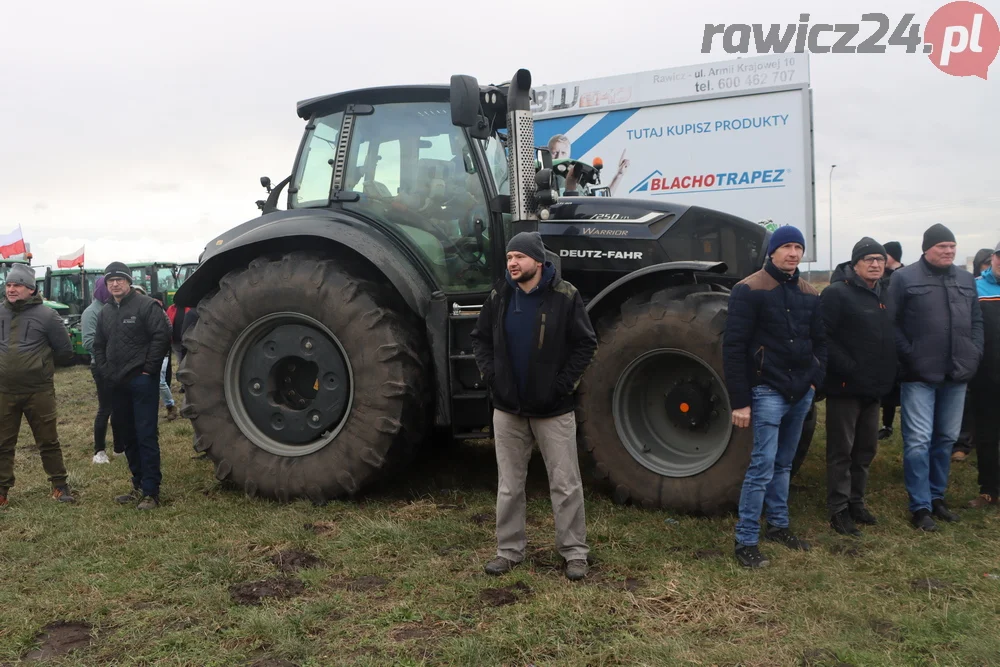 Rolnicy przejechali z gminy Miejska Górka do Rawicza i z powrotem