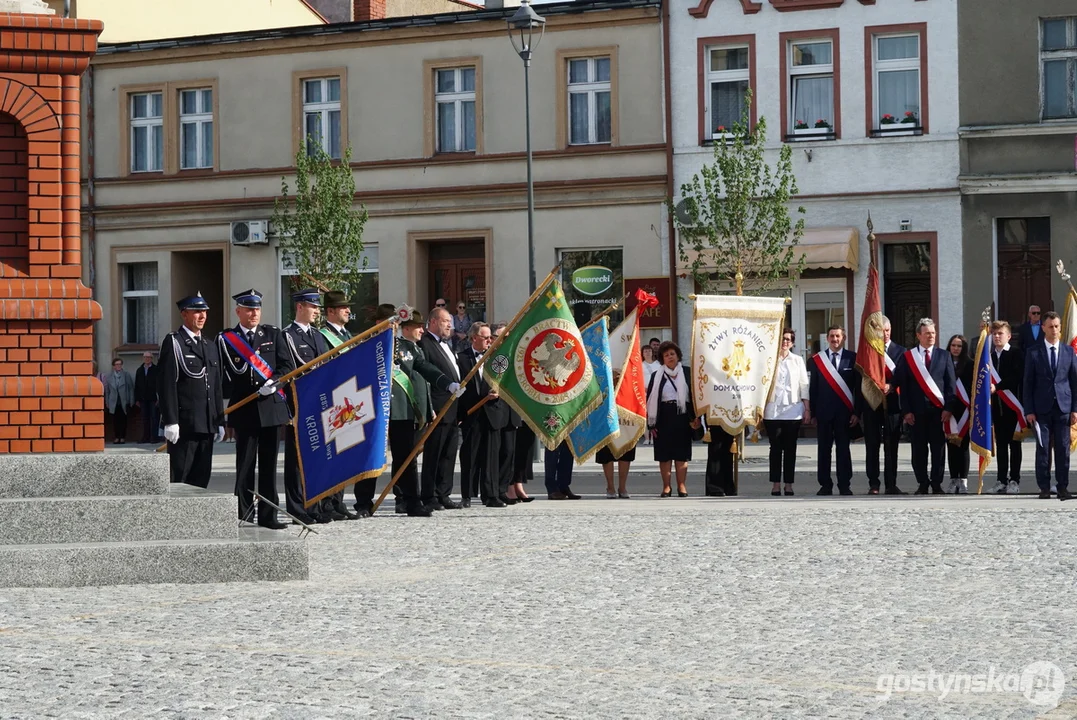 Poświęcenie figury Św. Jana Nepomucena w Krobi