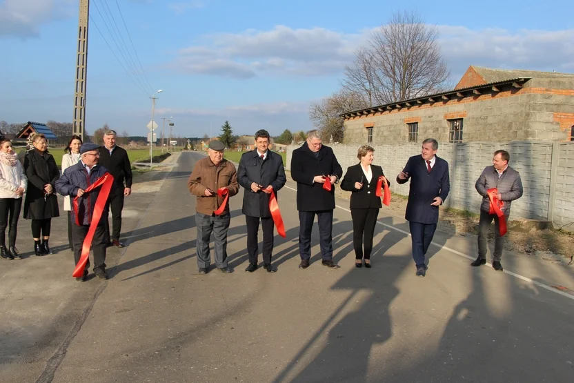 Otwarcie drogi w Rudzie Wieczyńskiej