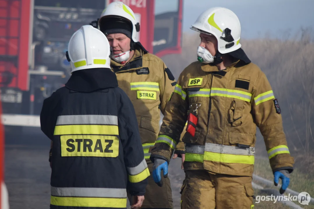 Pożar stodoły w Drogoszewie