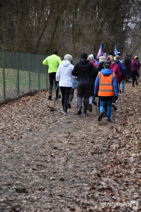 Biegająco zagrali dla WOŚP - Parkrun Gostyń i Grupa Nieprzemakalni Gostyń razem na trasie