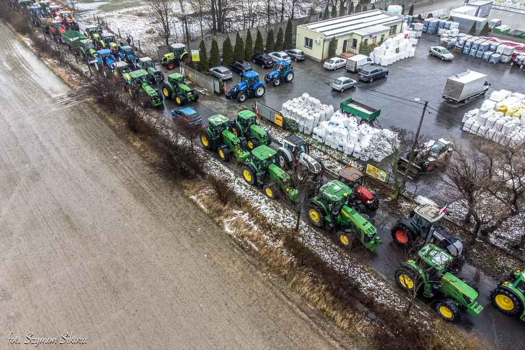 Protest rolników w powiecie krotoszyńskim