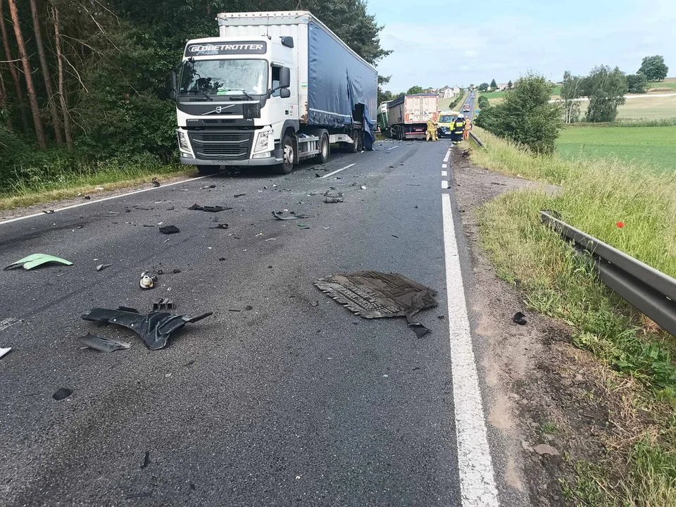 Tragiczny wypadek drogowy na DW 308, na odcinku Kunowo - Lubiń