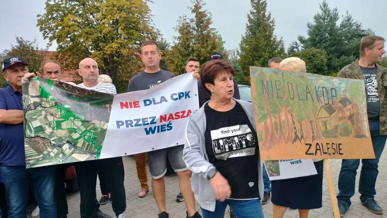 Protest przeciwko CPK - Roszków