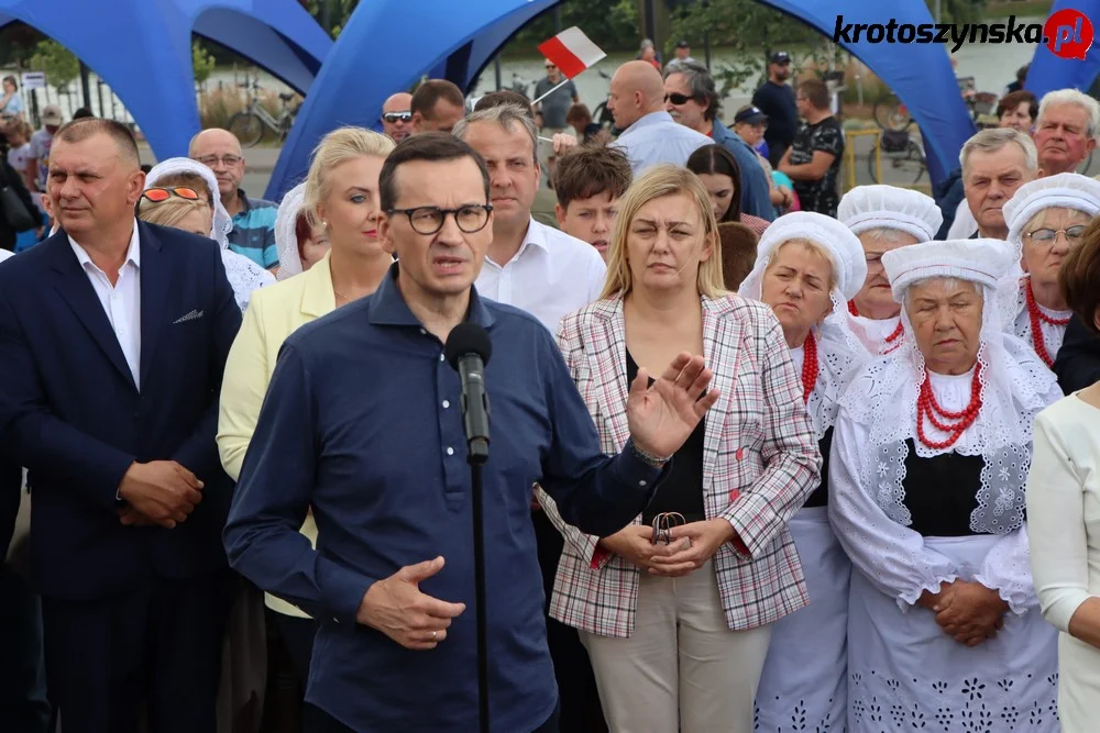 Mateusz Morawiecki w Krotoszynie. Piknik 800+