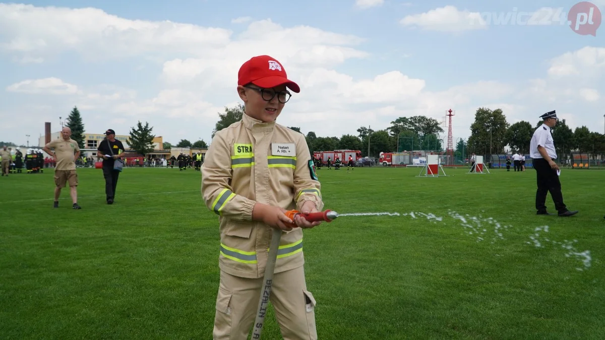 Dziecięce Drużyny Pożarnicze na zawodach w Miejskiej Górce