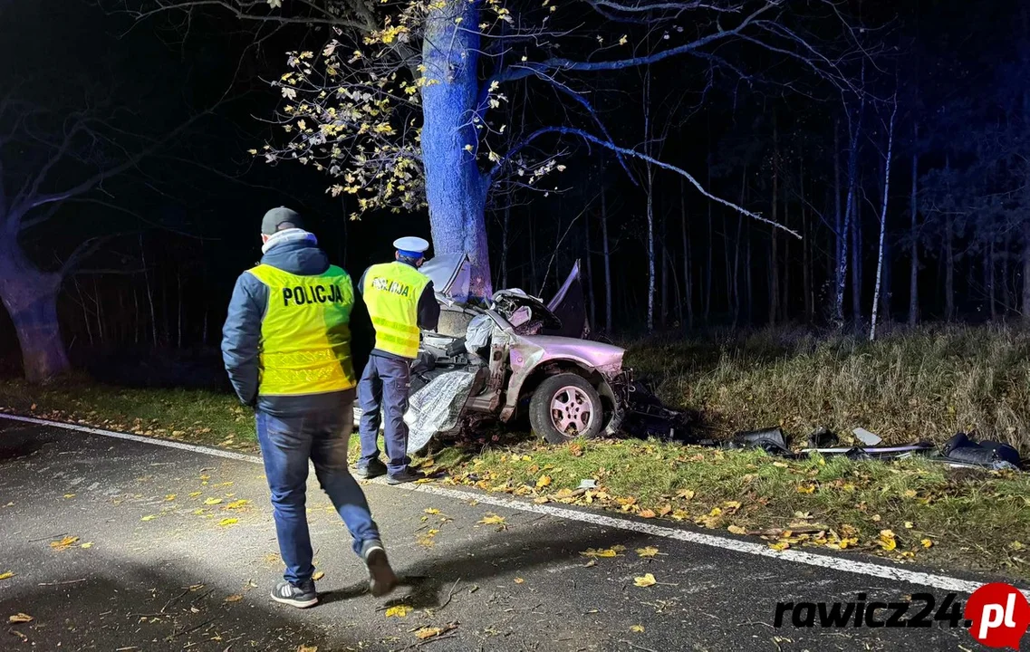 Wypadek śmiertelny na granicy powiatu.  Zginął młody mężczyzna - Zdjęcie główne