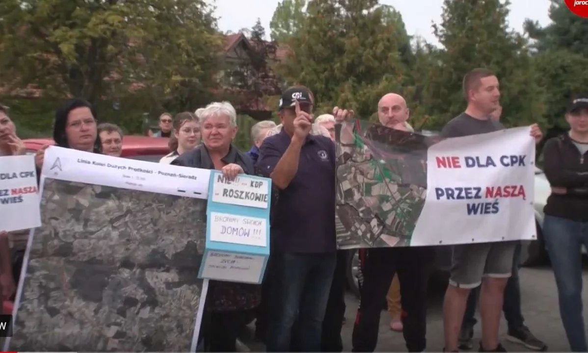 Protest przeciwko CPK - Roszków