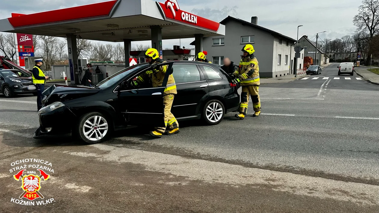 Kolizja w Koźminie Wlkp.