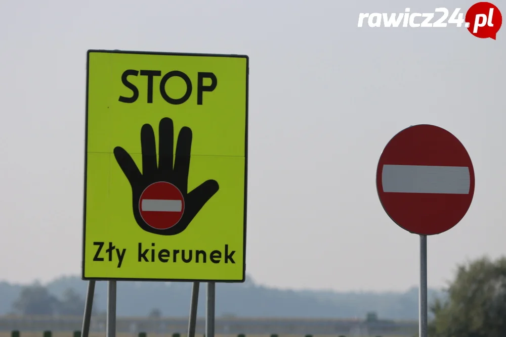 Tablice STOP zły kierunek w gminie Bojanowo