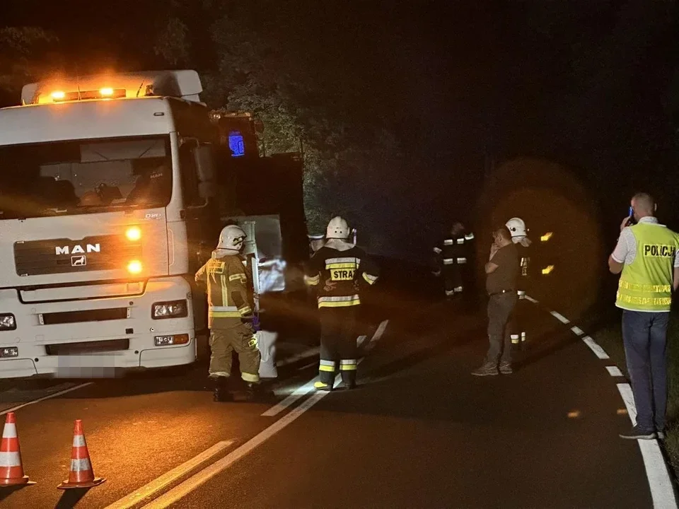 Wypadek śmiertelny za Tarcami, w kierunku Lubini Małej