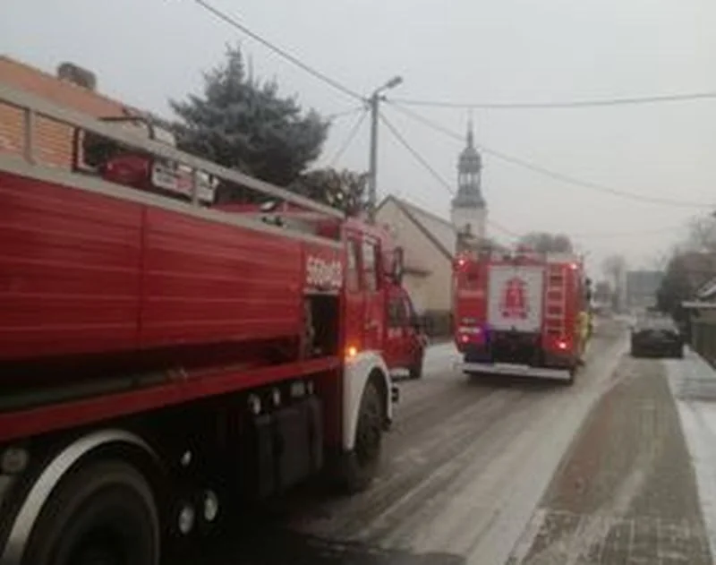 Pożar w Grodzisku. Cztery jednostki w akcji [ZDJĘCIA] - Zdjęcie główne