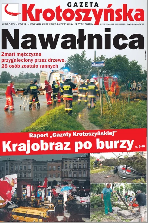 Nawałnica w powiecie krotoszyńskim w 2009 roku