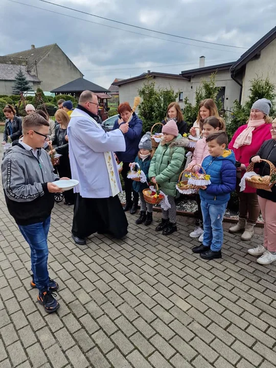 Święcenie potraw w Lutogniewie, Dzierżanowie, Bożacinie i Wróżewach